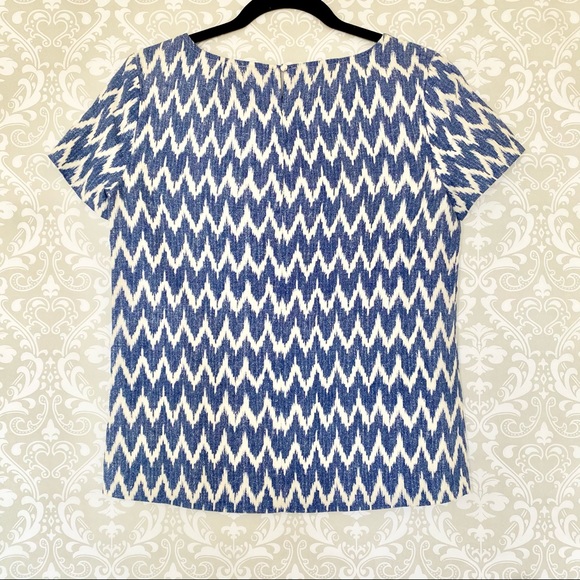 J. Crew linen ikat top - Picture 4 of 4